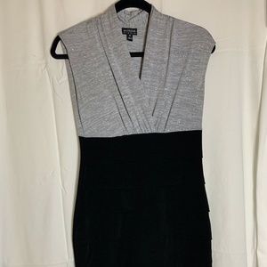 Enfocus Studio Gray Sequin/Black Dress